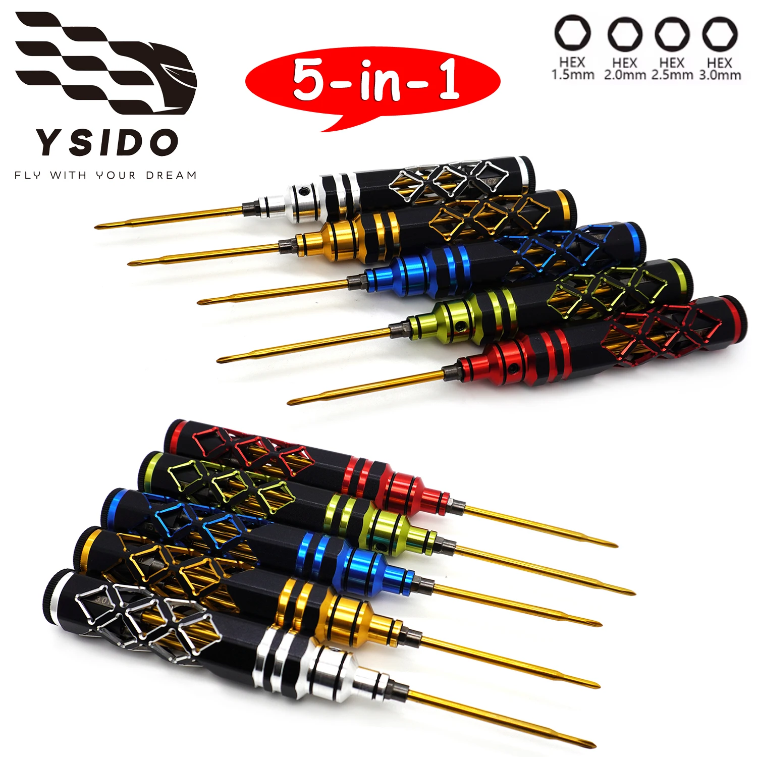 Fpv Drone Tool Kit - ​YSIDO 1.5mm 2.0mm 2.5mm 3.0mm Hex