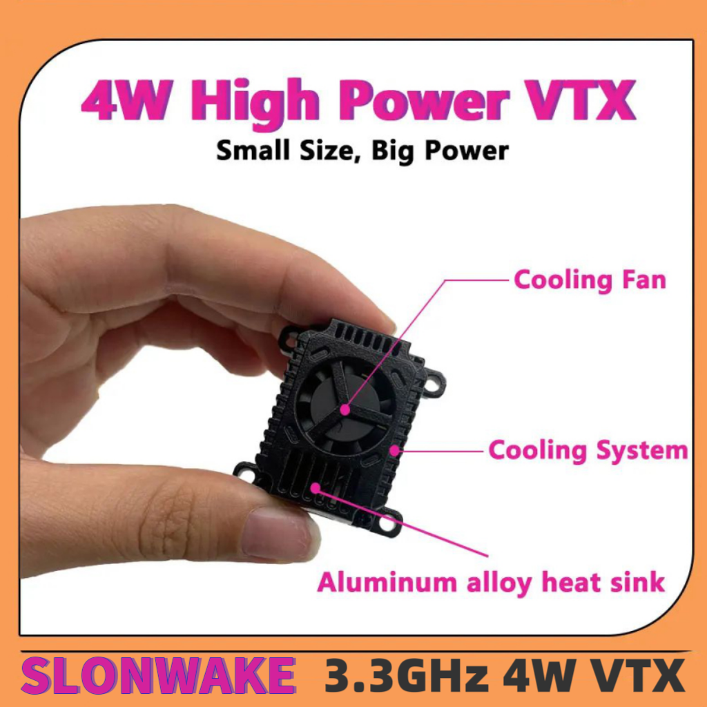 SLONWAKE FPV 3.3G 16CH 4000mW  - Fpv Drone Transmitter review and price