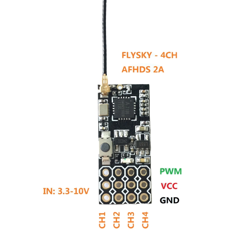 Flysky FS2A Mini Receiver 4CH  - Fpv Drone Flight Controller review and price