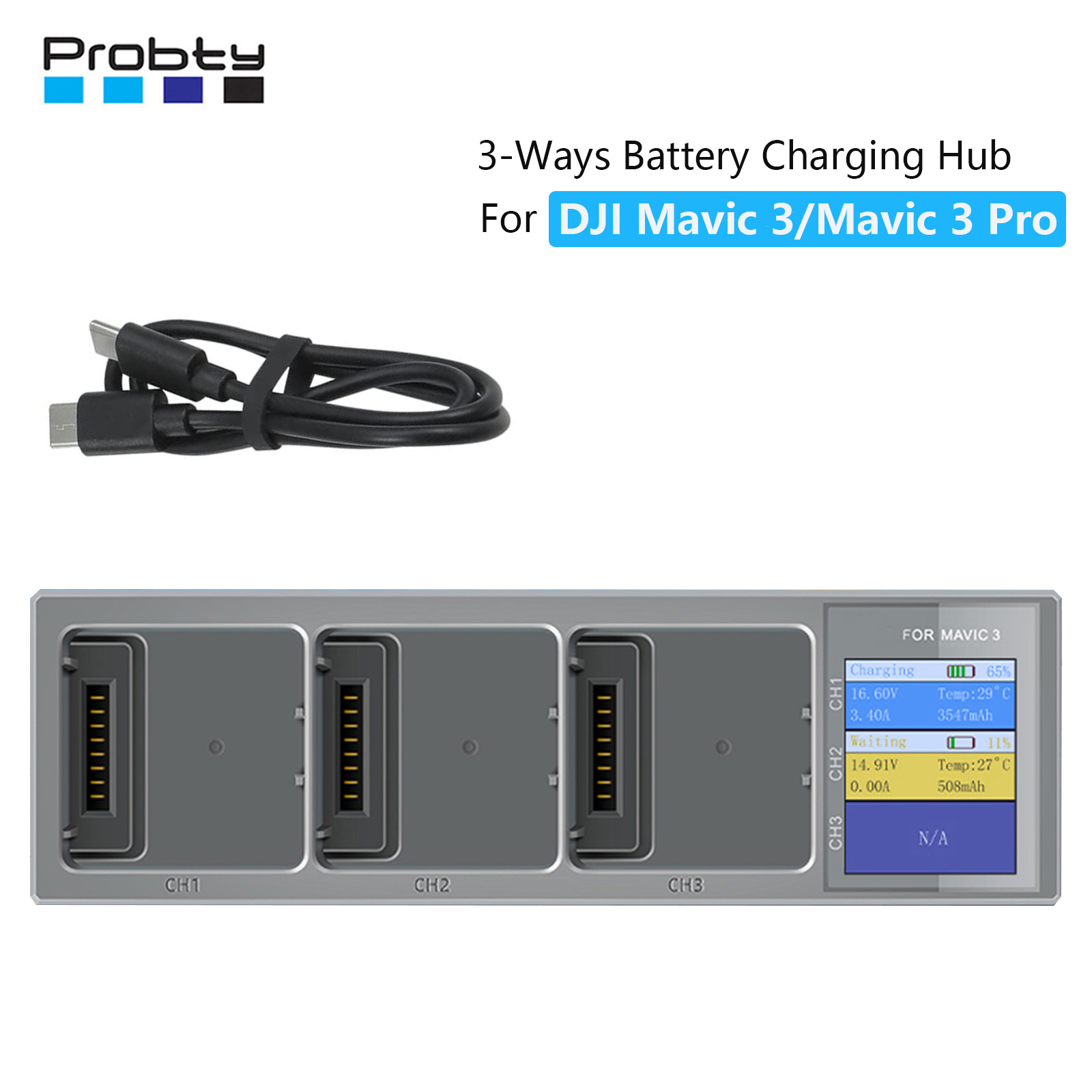 New 3 In 1 Charging Hub for DJ - Fpv Drone Charger review and price