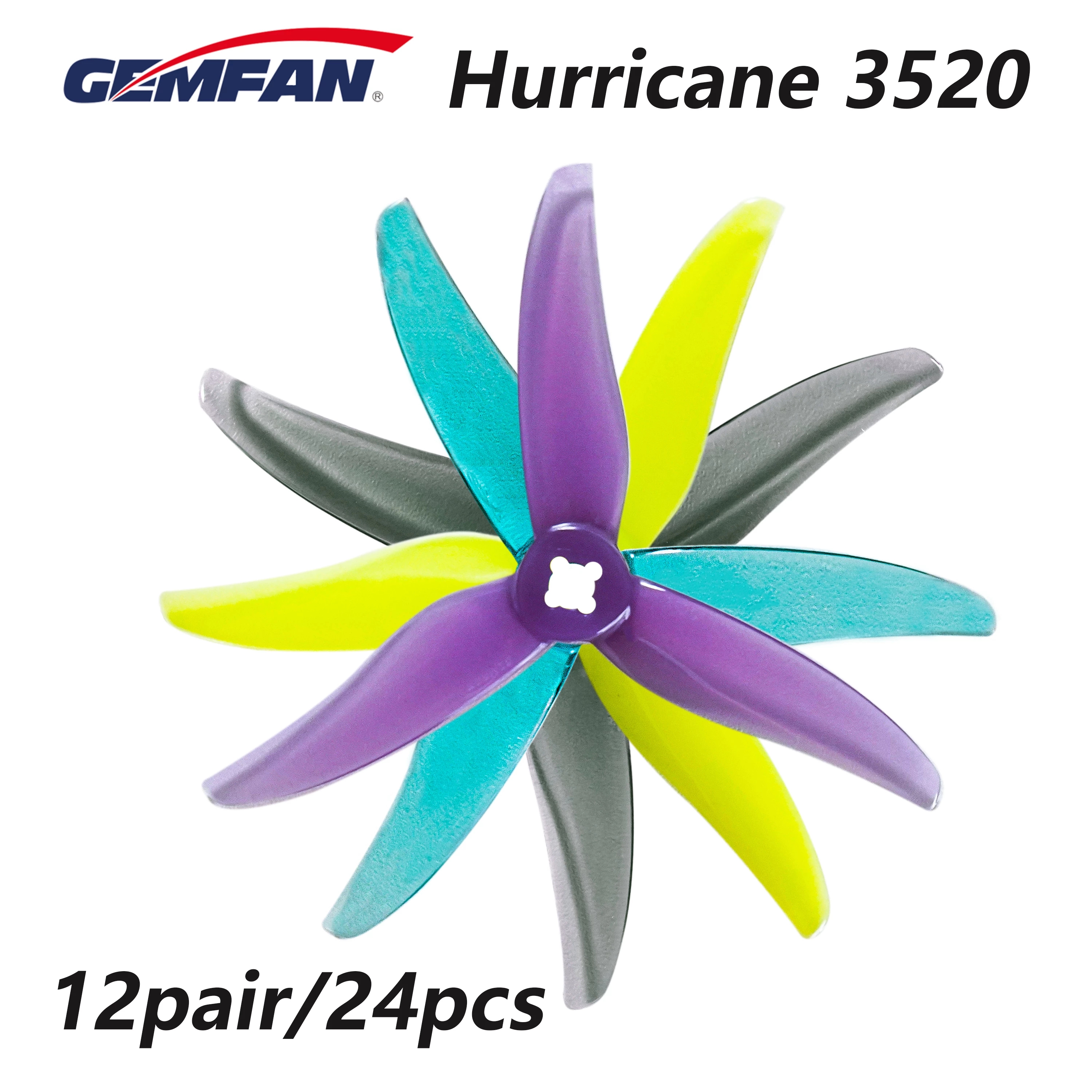 24pcs/12pairs Gemfan Hurricane - Fpv Drone Goggles review and price